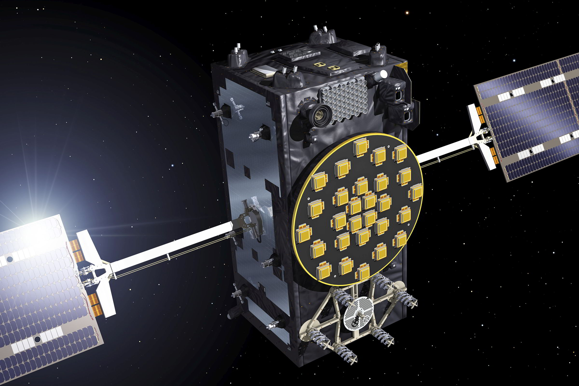 Satelit Galileo / vizualizace ESA
