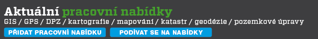 Aktuální pracovní nabídky najdete na www.geobusiness.cz/prace