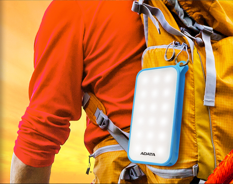 adata powerbanka D8000L / časopis GeoBusiness