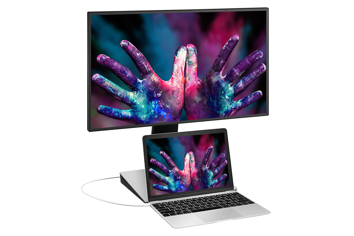 profesionální monitor BenQ PD2710QC s dokovací stanicí / časopis GeoBusiness