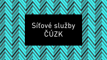 síťové služby ČUZK / časopis GeoBusiness