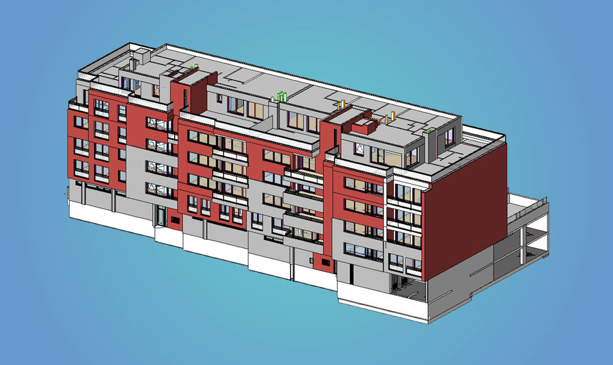 BIM model v Autodesk Revit / GeoBusiness.cz