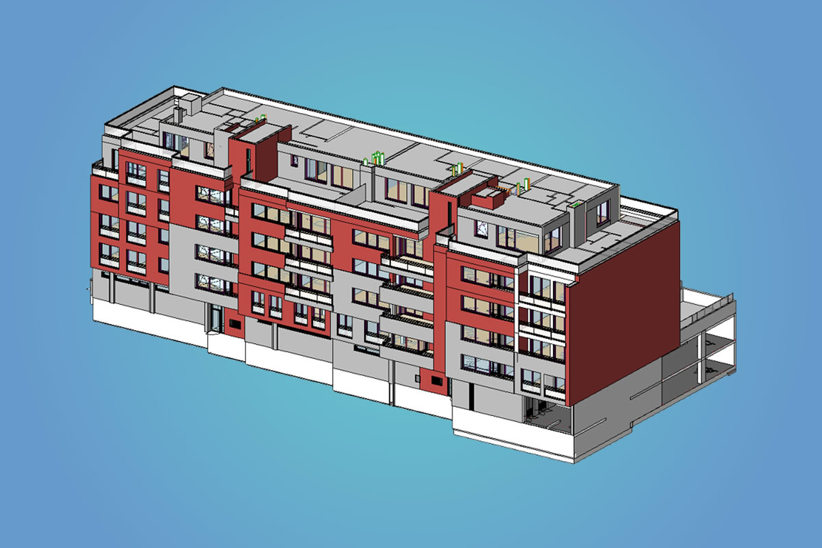 BIM model v Autodesk Revit / GeoBusiness.cz