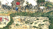 výřez Klaudyánova mapa Čech 1518 / GeoBusiness