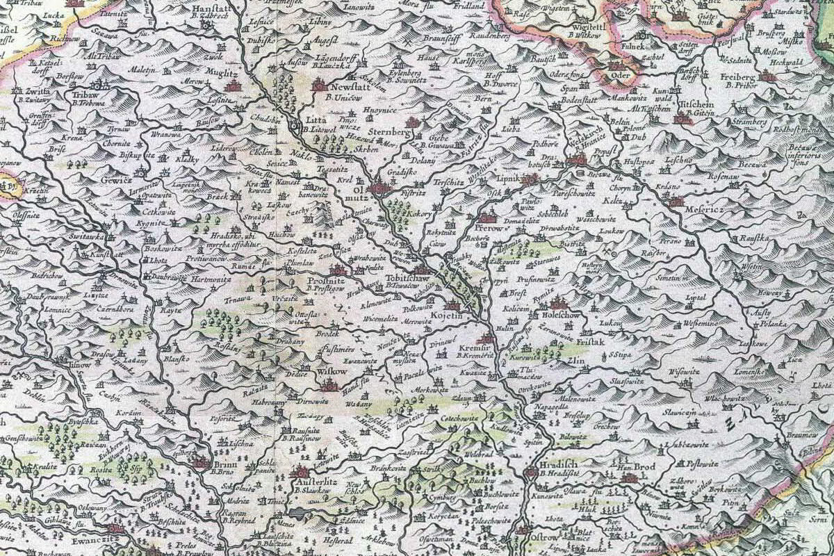 Komenského mapa Moravy - výstava