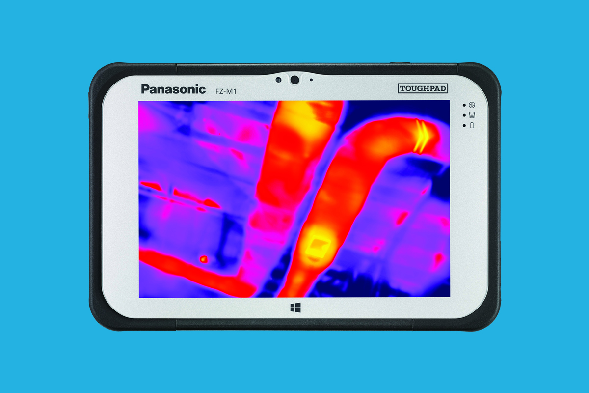 odolný tablet Panasonic Toughpad FZ-M1, termokamera Flir