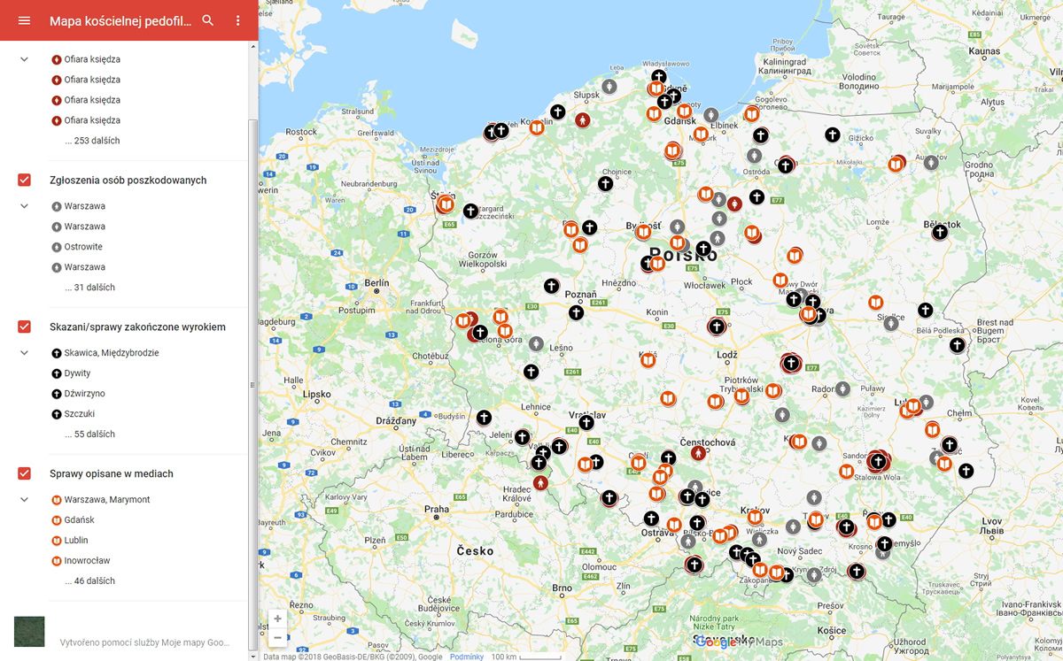 Pedofilie církevních hodnostářů v Polsku / GeoBusiness