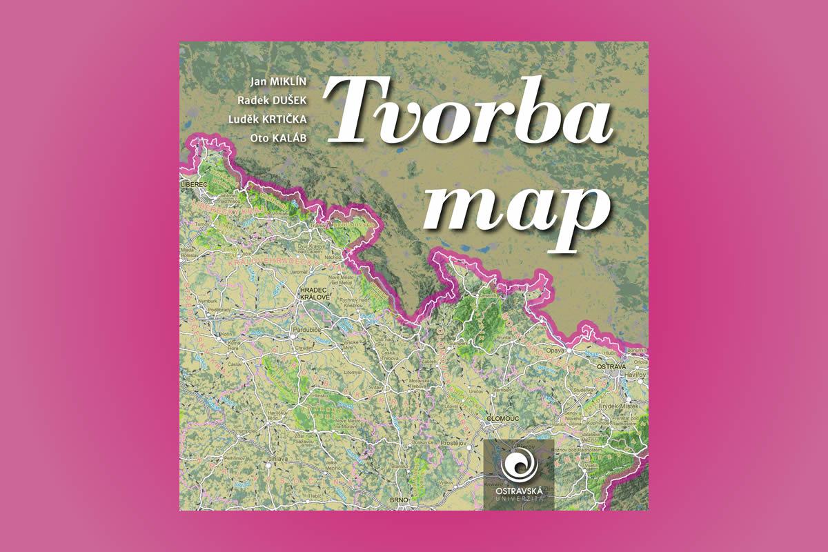 kniha Tvorba map; učebnice kartografie; Ostravská univerzita / GeoBusiness