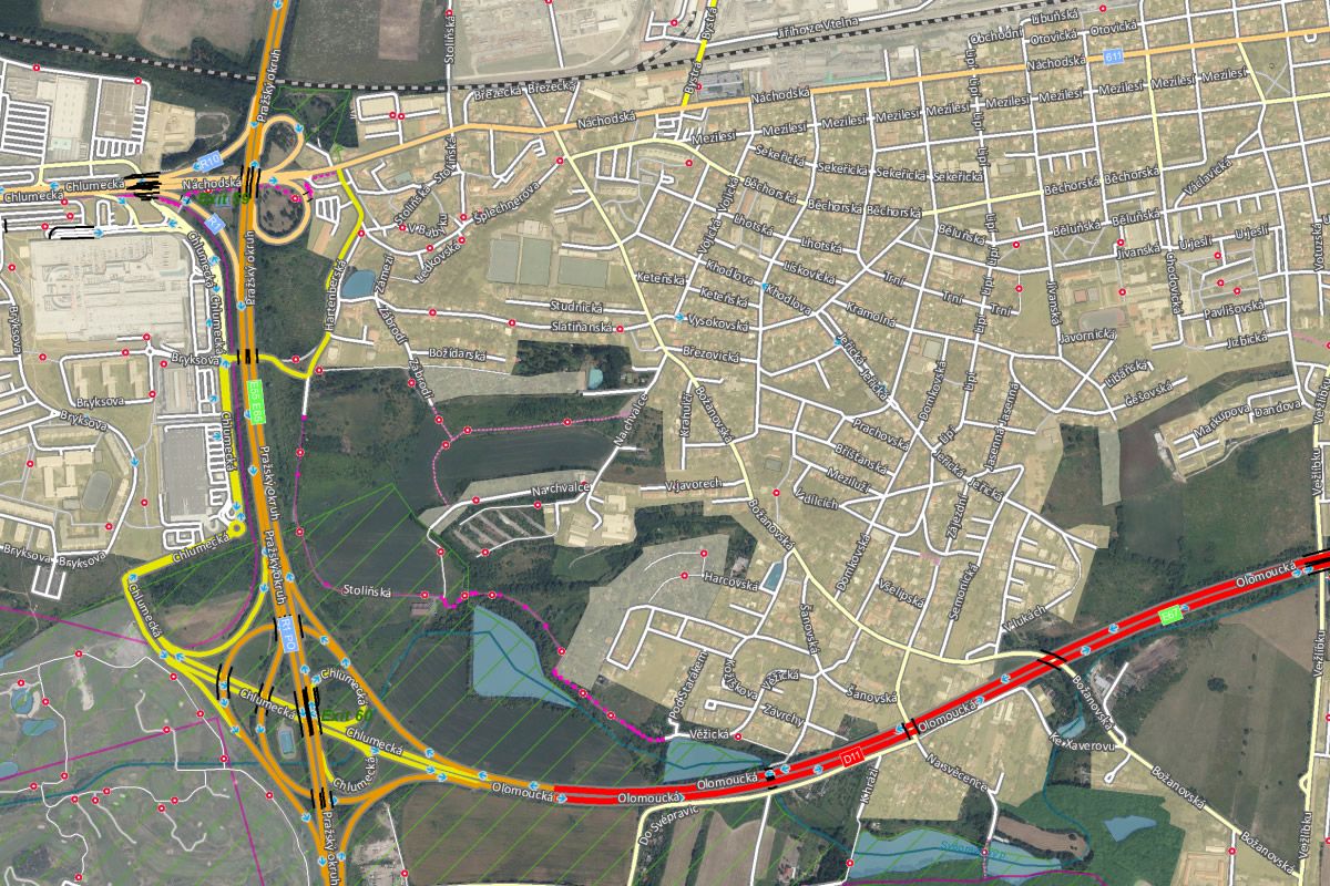 geodatabáze StreetNet / GeoBusiness