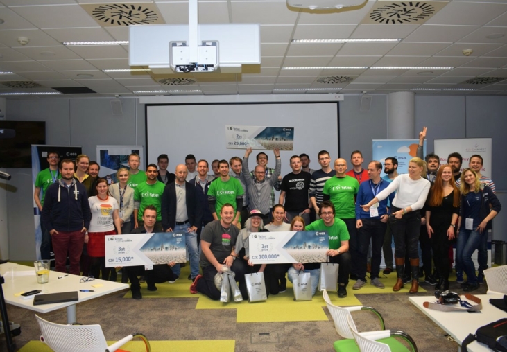copernicus-hackathon-brno-space-days-2019-foto-z-hackathon-EOVation-City-Climate-2018-ESA-BIC-Prague