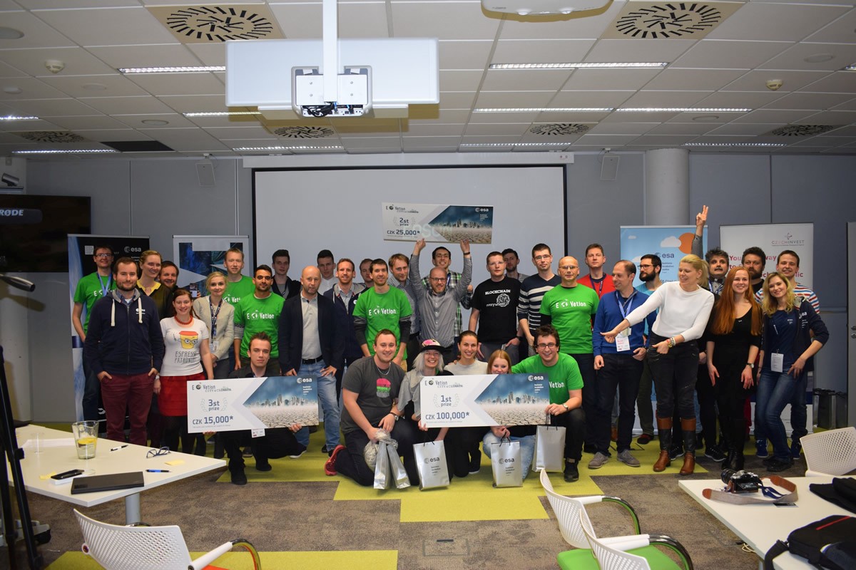 copernicus-hackathon-brno-space-days-2019-foto-z-hackathon-EOVation-City-Climate-2018-ESA-BIC-Prague