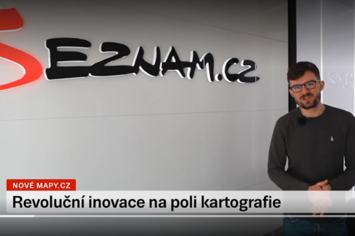 reportáž Mapy.cz na Seznam TV / GeoBusiness