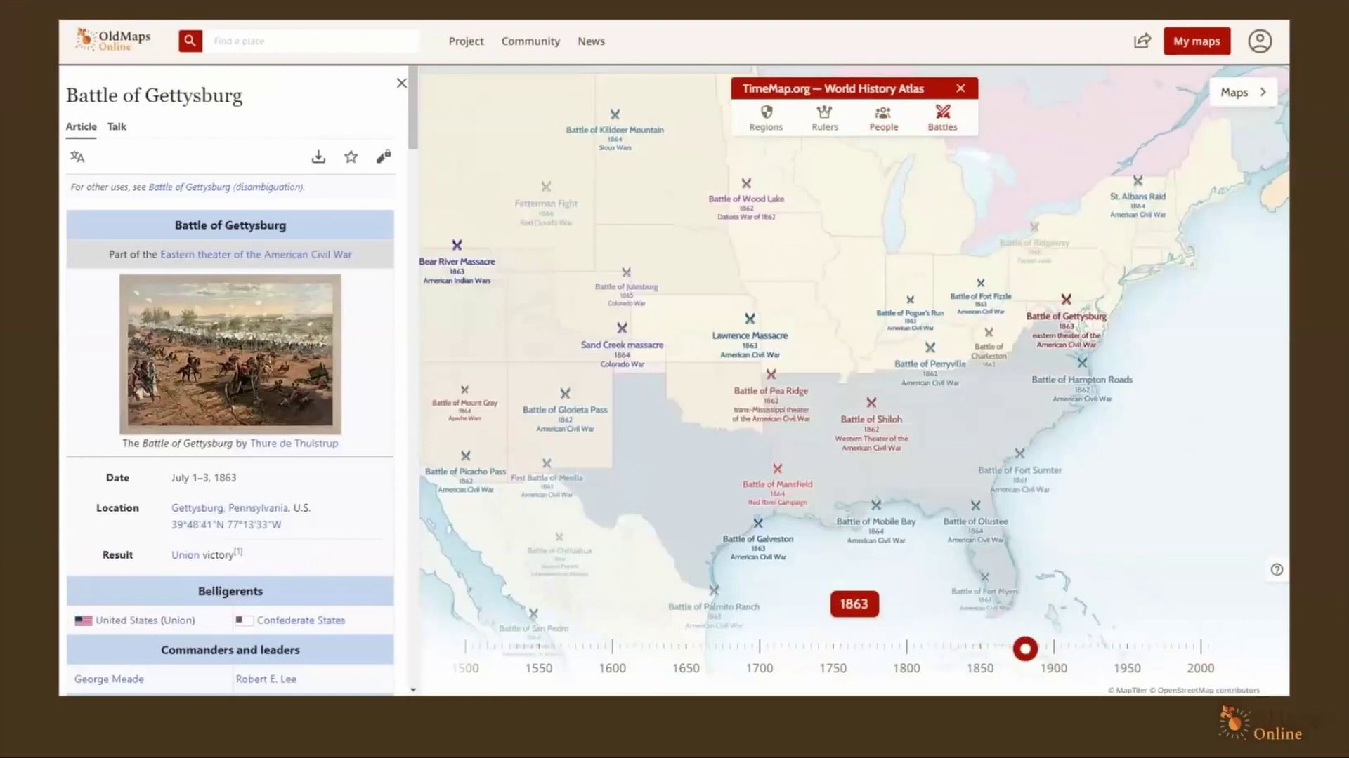 Představení projektu TimeMap.org v David Rumsey Map Center